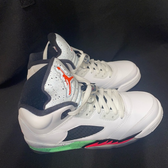 Nike Air Jordan Retro 5 V Poison Green - Picture 3 of 5